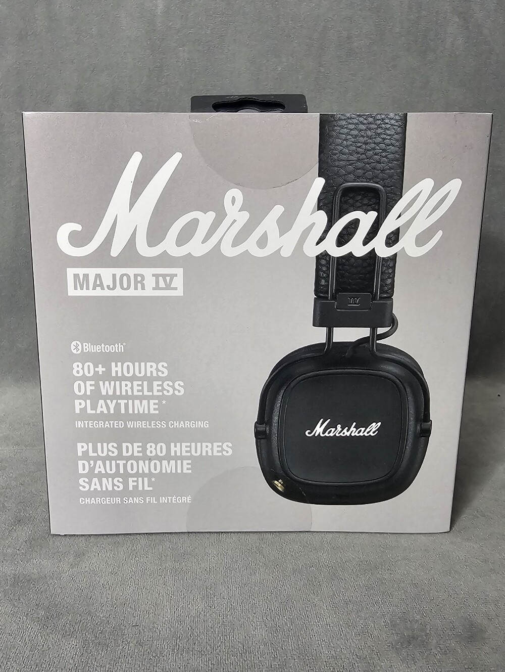 NEW Marshall Major IV Bluetooth Wireless Headphones Black